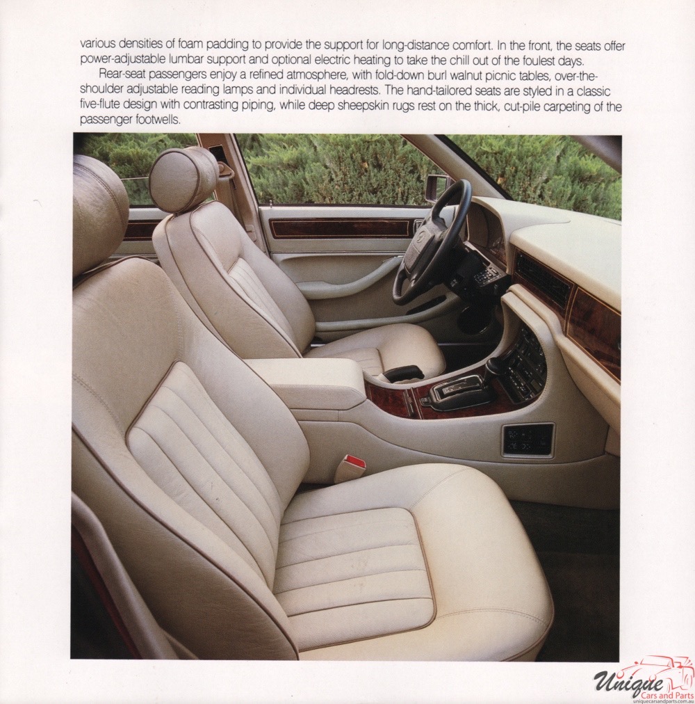 1993 Jaguar Model Lineup Brochure Page 8